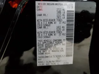 2018 Infiniti QX60 with VIN 5N1DL0MM3JC530822, listed as a Copart auction lot 51136095 with 119,758 mi miles and Salvage Title. Bid and sale history available at carsss.com. Image 14.