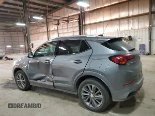 2022 Buick Encore GX Essence with VIN KL4MMGSLXNB018646, listed as a Copart auction lot 88899385 with 15,757 mi miles and Salvage title. Bid and sale history available at DreamBid. Image 2.