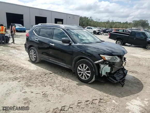2017 Nissan Rogue SV with VIN 5N1AT2MT1HC812456, listed as a Copart auction lot 48506285 with 95,176 mi miles and Salvage Title. Bid and sale history available at carsss.com. Image 12.