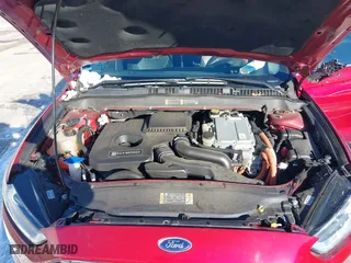 2014 Ford Fusion Titanium Hybrid with VIN 3FA6P0RUXER289087, listed as a IAAI auction lot 41418491 with 126,849 mi miles. Bid and sale history available at carsss.com. Image 10.