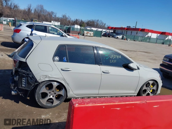 2017 Volkswagen Golf GTI S with VIN 3VW5T7AU4HM057802, listed as a IAAI auction lot 41504011 with 88,203 mi miles. Bid and sale history available at carsss.com. Image 14.