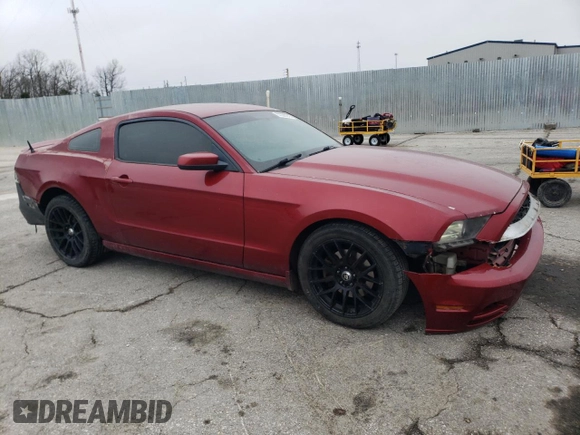 2014 Ford Mustang V6 with VIN 1ZVBP8AM1E5201367, listed as a Copart auction lot 51088215 with 153,209 mi miles and Salvage Title. Bid and sale history available at carsss.com. Image 4.