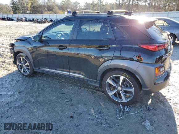 2021 Hyundai Kona Limited with VIN KM8K33A58MU729773, listed as a Copart auction lot 42916525 with 67,458 mi miles and Salvage Title. Bid and sale history available at carsss.com. Image 2.