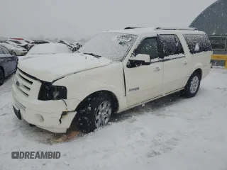 2008 Ford Expedition EL Limited with VIN 1FMFK20598LA66421, listed as a Copart auction lot 87637235 with 235,237 mi miles and Salvage Title. Bid and sale history available at carsss.com. Image 1.