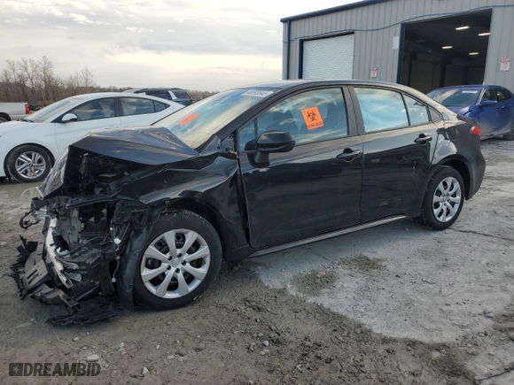 2022 Toyota Corolla LE with VIN 5YFEPMAE3NP383089, listed as a Copart auction lot 46693045 with 30,428 mi miles and Salvage Title. Bid and sale history available at carsss.com. Image 1.