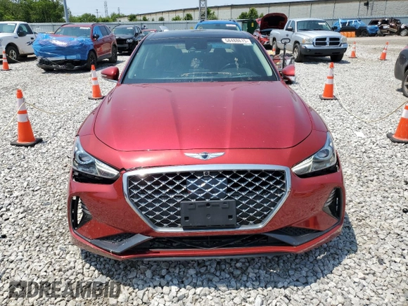 2019 Genesis G70 Advanced z VIN KMTG34LE0KU024820, wystawiony jako Copart lot #58488615 z przebiegiem 81 576 mil mil oraz Szkoda całkowita • Salvage title. Historia ofert i sprzedaży dostępna na DreamBid. Obrazek 5.