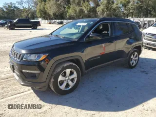 2018 Jeep Compass Latitude with VIN 3C4NJDBB4JT436606, listed as a Copart auction lot 45516035 with 33,325 mi miles and Salvage Title. Bid and sale history available at DreamBid. Image 1.