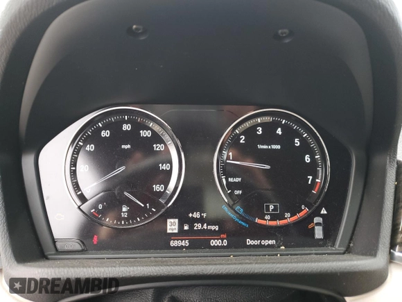 2018 BMW X2 sDrive28i with VIN WBXYJ3C35JEJ89968, listed as a Copart auction lot 87488354 with 68,945 mi miles and Salvage title. Bid and sale history available at DreamBid. Image 9.