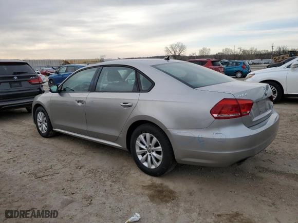 2012 Volkswagen Passat S w/Appearance with VIN 1VWAH7A3XCC090725, listed as a Copart auction lot 49828585 with 204,961 mi miles and Salvage Title. Bid and sale history available at carsss.com. Image 2.