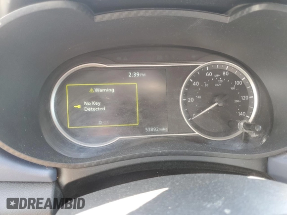 2023 Nissan Versa SV with VIN 3N1CN8EVXPL821690, listed as a Copart auction lot 64564035 with 53,892 mi miles and Clean title. Bid and sale history available at DreamBid. Image 9.