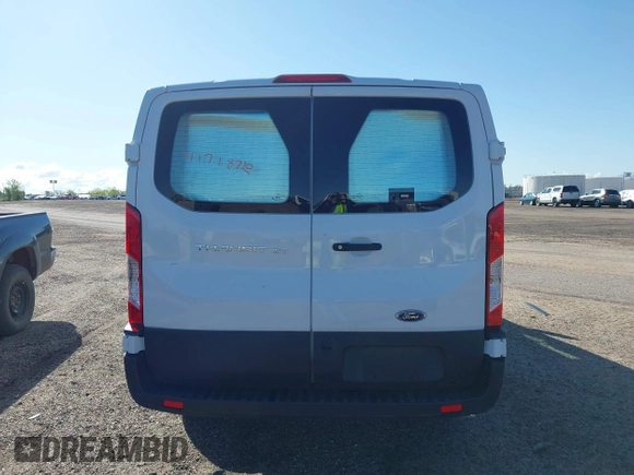 2023 Ford Transit Cargo with VIN 1FTYE1Y82PKA84762, listed as a IAAI auction lot 41718720 with 21,029 mi miles and . Bid and sale history available at DreamBid. Image 16.