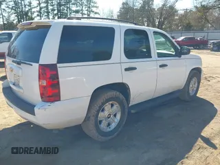 2012 Chevrolet Tahoe Commercial with VIN 1GNLC2E09CR185598, listed as a IAAI auction lot 41699321 with 202,198 mi miles and . Bid and sale history available at DreamBid. Image 4.