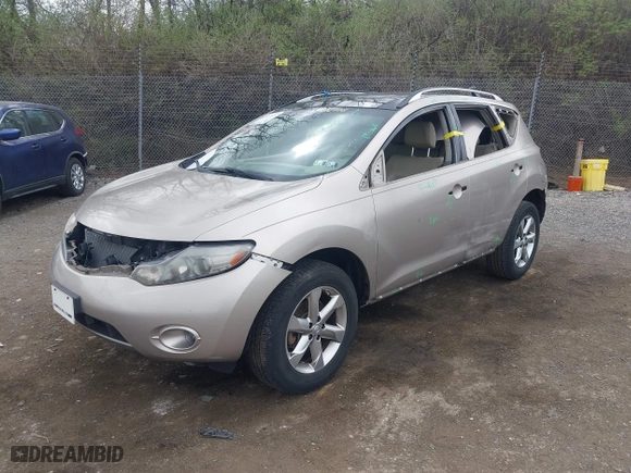 2010 Nissan Murano LE with VIN JN8AZ1MW0AW126778, listed as a IAAI auction lot 41911025 with 147,566 mi miles. Bid and sale history available at carsss.com. Image 15.