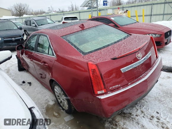 2012 Cadillac CTS with VIN 1G6DM5E3XC0145916, listed as a Copart auction lot 47287295 with 146,221 mi miles and Salvage Title. Bid and sale history available at DreamBid. Image 2.