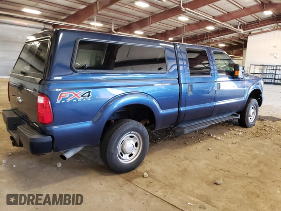 2015 Ford F-250 Lariat z VIN 1FT7W2B61FED10714, wystawiony jako Copart lot #56411225 z przebiegiem 50 402 mil mil oraz Czysty tytuł • Clean title. Historia ofert i sprzedaży dostępna na DreamBid. Obrazek 3.