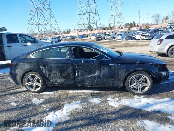 2021 Audi A5 Sportback S line Premium Plus with VIN WAUFACF5XMA040742, listed as a IAAI auction lot 41432804 with 33,358 mi miles and . Bid and sale history available at DreamBid. Image 14.