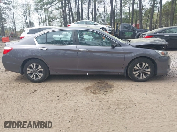 2014 Honda Accord LX with VIN 1HGCR2F39EA276499, listed as a IAAI auction lot 41961657 with 250,576 mi miles and . Bid and sale history available at DreamBid. Image 14.