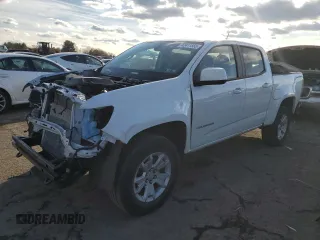 2022 Chevrolet Colorado 4WD LT with VIN 1GCGTCEN9N1284354, listed as a Copart auction lot 42411565 with 25,136 mi miles and Salvage Title. Bid and sale history available at carsss.com. Image 1.