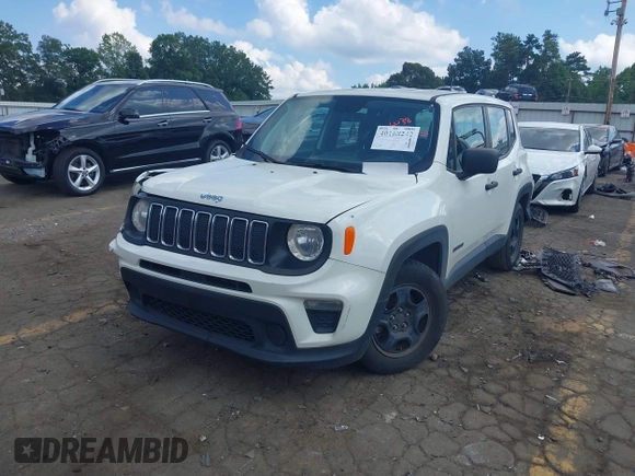 2020 Jeep Renegade Sport z VIN ZACNJAAB8LPL16038, wystawiony jako IAAI lot #40168242 z przebiegiem 105 275 mil mil oraz . Historia ofert i sprzedaży dostępna na DreamBid. Obrazek 2.