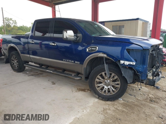 2016 Nissan Titan Platinum Reserve z VIN 1N6BA1F20GN509360, wystawiony jako IAAI lot #41921670 z przebiegiem 164 784 mil mil oraz . Historia ofert i sprzedaży dostępna na DreamBid. Obrazek 14.