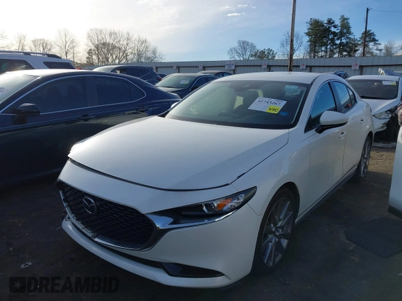 2019 Mazda 3 w/Select Pkg with VIN JM1BPACL6K1108118, listed as a IAAI auction lot 41743267 with 54,947 mi miles. Bid and sale history available at carsss.com. Image 2.