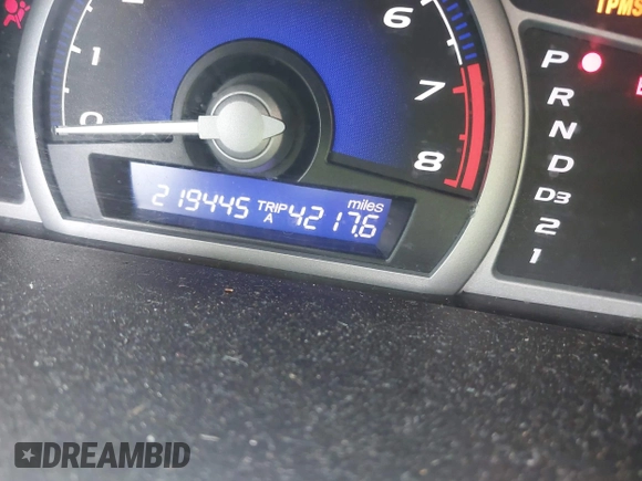 2010 Honda Civic Cpe LX with VIN 2HGFG1B65AH525017, listed as a IAAI auction lot 42142779 with 0 mi miles. Bid and sale history available at carsss.com. Image 7.