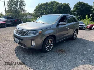 2014 Kia Sorento SX with VIN 5XYKWDA78EG445095, listed as a Copart auction lot 88579225 with 160,248 mi miles and Clean Title. Bid and sale history available at DreamBid. Image 2.