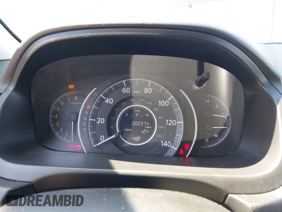 2014 Honda CR-V LX with VIN 2HKRM4H32EH726308, listed as a IAAI auction lot 41991720 with 202,374 mi miles. Bid and sale history available at carsss.com. Image 7.