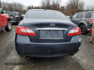 2011 Infiniti M37 with VIN JN1BY1AR7BM373197, listed as a Copart auction lot 84274814 with 158,657 mi miles and Salvage Title. Bid and sale history available at carsss.com. Image 6.