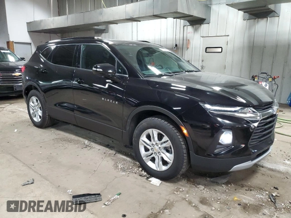 2022 Chevrolet Blazer LT with VIN 3GNKBDRS0NS155265, listed as a Copart auction lot 50006875 with 37,152 mi miles and Salvage title. Bid and sale history available at DreamBid. Image 4.