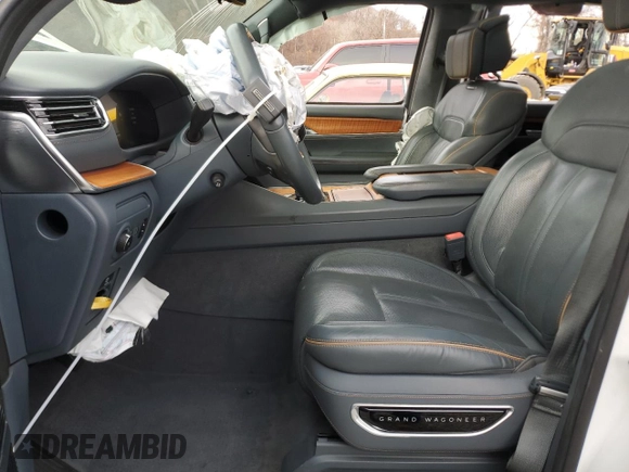 2022 Jeep Grand Wagoneer Series II with VIN 1C4SJVFJ6NS167011, listed as a Copart auction lot 80907574 with 48,653 mi miles and Non repairable. Bid and sale history available at DreamBid. Image 7.