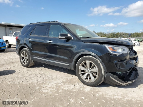 2018 Ford Explorer Limited with VIN 1FM5K7F80JGB10671, listed as a Copart auction lot 44639035 with 123,826 mi miles and Salvage Title. Bid and sale history available at carsss.com. Image 4.