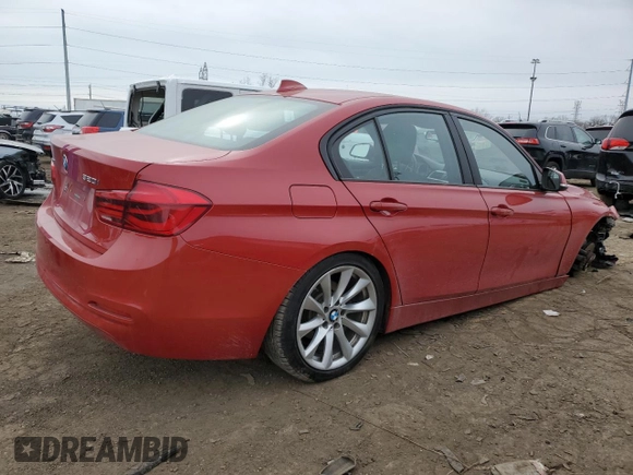 2018 BMW 3 Series 320i xDrive with VIN WBA8E5G57JNU47932, listed as a Copart auction lot 44040445 with 64,217 mi miles and Clean Title. Bid and sale history available at carsss.com. Image 3.