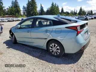 2020 Toyota Prius LE with VIN JTDL9RFU4L3015590, listed as a Copart auction lot 58533245 with 93,846 mi miles and Salvage title. Bid and sale history available at DreamBid. Image 2.