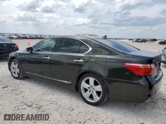 2010 Lexus LS 460 with VIN JTHBL5EF1A5097531, listed as a Copart auction lot 54431565 with 149,100 mi miles and Salvage Title. Bid and sale history available at DreamBid. Image 2.