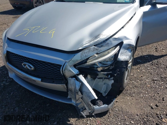 2015 Infiniti Q50 with VIN JN1BV7AR3FM416371, listed as a IAAI auction lot 42036139 with 76,239 mi miles and . Bid and sale history available at DreamBid. Image 6.
