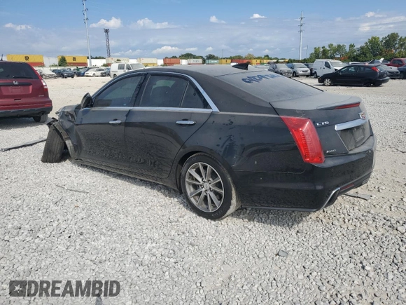 2018 Cadillac CTS Sedan Luxury AWD with VIN 1G6AX5SX9J0108225, listed as a Copart auction lot 69226054 with 72,426 mi miles and Salvage Title. Bid and sale history available at carsss.com. Image 2.