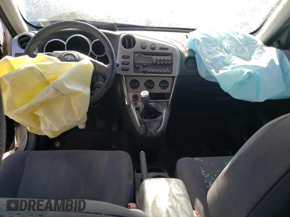 2003 Toyota Matrix Std z VIN 2T1KR32E23C020690, wystawiony jako Copart lot #50459995 z przebiegiem 157 277 mil mil oraz Nie do naprawy • Non repairable. Historia ofert i sprzedaży dostępna na DreamBid. Obrazek 8.