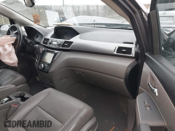 2015 Honda Odyssey Touring Elite with VIN 5FNRL5H92FB089627, listed as a IAAI auction lot 41115013 with Not Provided miles and . Bid and sale history available at DreamBid. Image 5.