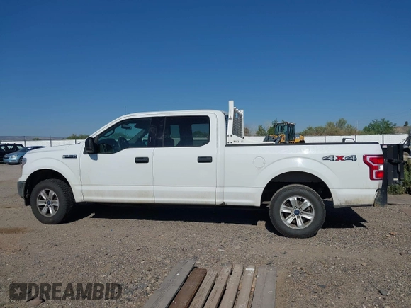 2018 Ford F-150 XL with VIN 1FTFW1E59JFC95665, listed as a IAAI auction lot 42512834 with 196,021 mi miles and . Bid and sale history available at DreamBid. Image 14.
