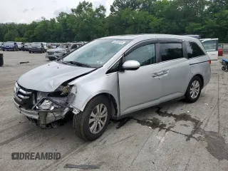 2014 Honda Odyssey EX-L with VIN 5FNRL5H67EB070589, listed as a Copart auction lot 63002815 with 178,394 mi miles and Salvage title. Bid and sale history available at DreamBid. Image 1.