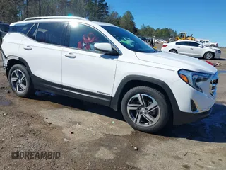 2021 GMC Terrain SLT z VIN 3GKALPEV8ML314730, wystawiony jako IAAI lot #41639887 z przebiegiem 54 047 mil mil oraz . Historia ofert i sprzedaży dostępna na DreamBid. Obrazek 1.