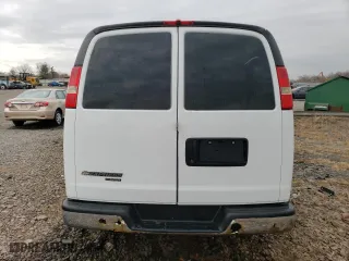 2012 Chevrolet Express Cargo Van with VIN 1GCSGAFX3C1201954, listed as a Copart auction lot 81338004 with 63,711 mi miles and Salvage Title. Bid and sale history available at carsss.com. Image 6.