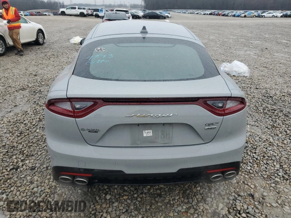 2021 Kia Stinger GT with VIN KNAE35LC3M6097243, listed as a Copart auction lot 44968825 with 79,066 mi miles and Salvage Title. Bid and sale history available at DreamBid. Image 6.