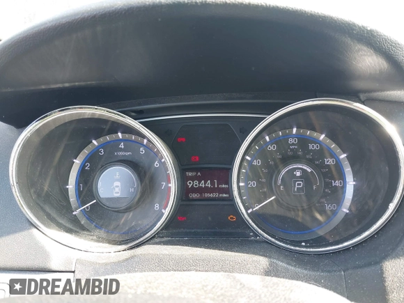 2013 Hyundai Sonata GLS with VIN 5NPEB4AC4DH766063, listed as a IAAI auction lot 42110811 with 105,622 mi miles and . Bid and sale history available at DreamBid. Image 7.