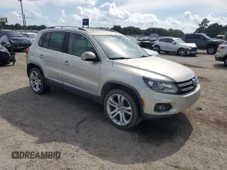2013 Volkswagen Tiguan S with VIN WVGAV3AX5DW559383, listed as a Copart auction lot 66356005 with 117,271 mi miles and Clean title. Bid and sale history available at DreamBid. Image 4.