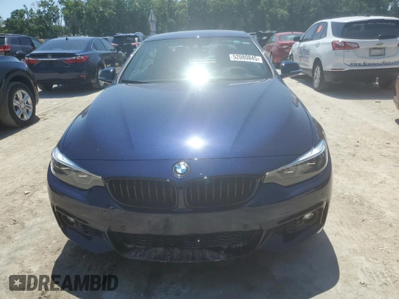 2018 BMW 4 Series 440i z VIN WBA4Z5C5XJEE16508, wystawiony jako Copart lot #52080845 z przebiegiem 57 184 mil mil oraz Szkoda całkowita • Salvage title. Historia ofert i sprzedaży dostępna na DreamBid. Obrazek 5.