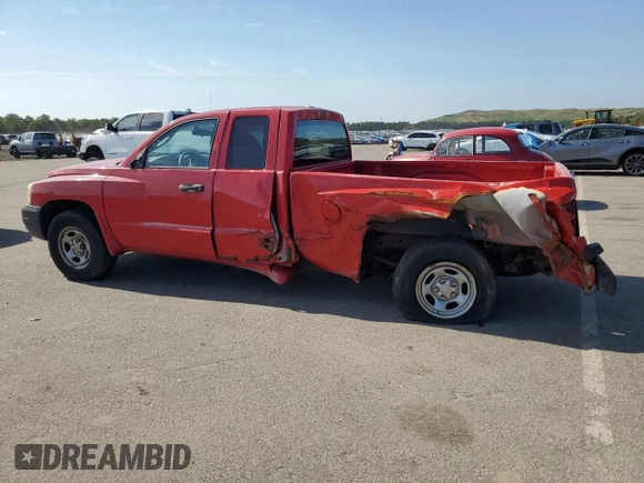 2005 Dodge Dakota ST with VIN 1D7HE22N65S326198, listed as a Copart auction lot 59699284 with 203,778 mi miles and Salvage Title. Bid and sale history available at DreamBid. Image 2.