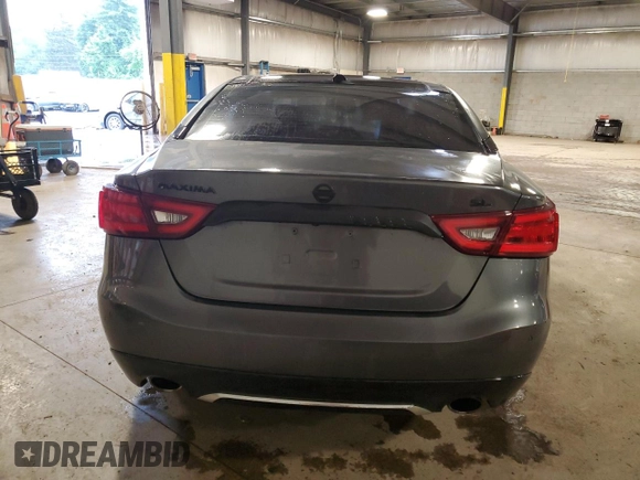 2017 Nissan Maxima SV with VIN 1N4AA6AP0HC383003, listed as a Copart auction lot 58060855 with 123,990 mi miles and Salvage title. Bid and sale history available at DreamBid. Image 6.
