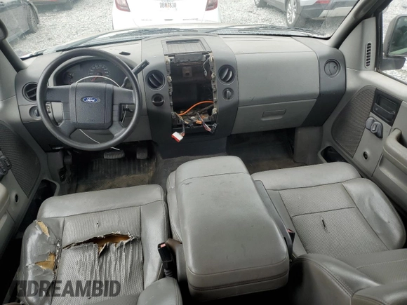2005 Ford F-150 XL with VIN 1FTVX12525NA96028, listed as a Copart auction lot 58163715 with Not provided miles and Clean title. Bid and sale history available at DreamBid. Image 8.